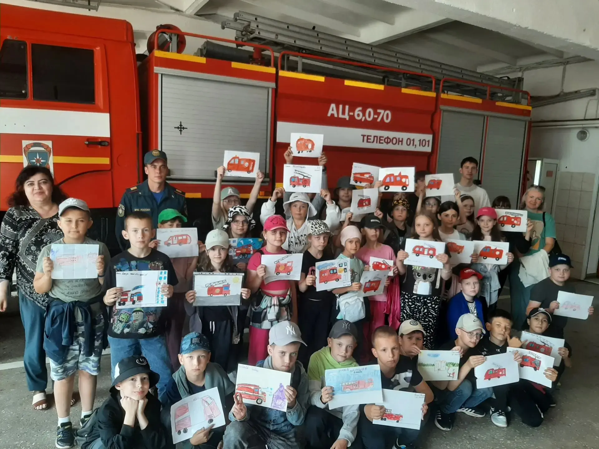 🔥 Эксклюзивный репортаж: День пожарного в лагере «Солнышко»! 🔥Сегодня, 19 июня, у наших ребят был 