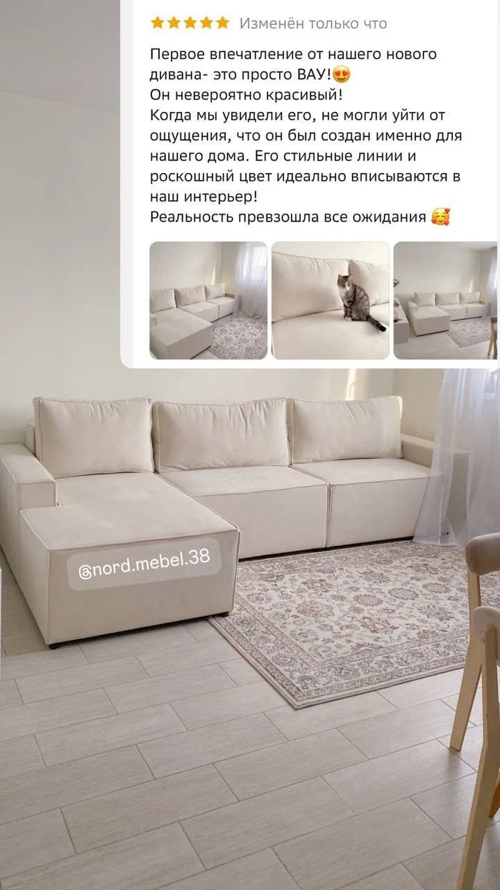 🔥Цена 72.000₽🔥

Диван #LOFT3

Размеры: 325х160
Спальное место: 280х150
——————————————
🔹Механизм: 