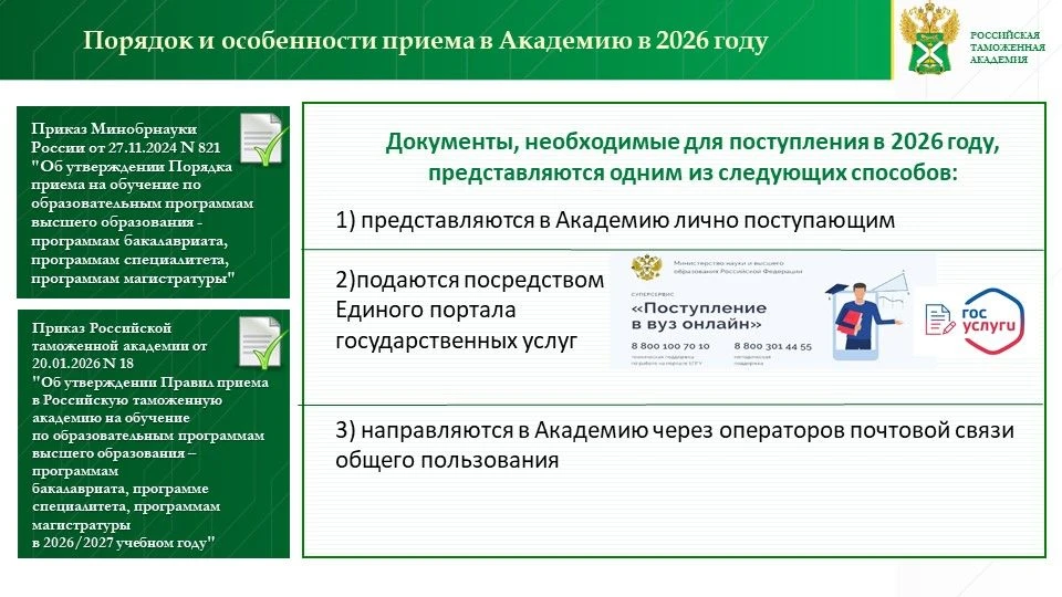 ⚡СПОСОБЫ ПОДАЧИ ДОКУМЕНТОВ⚡

Приемная кампания 2026 года будет проходить в соответствии Порядком при