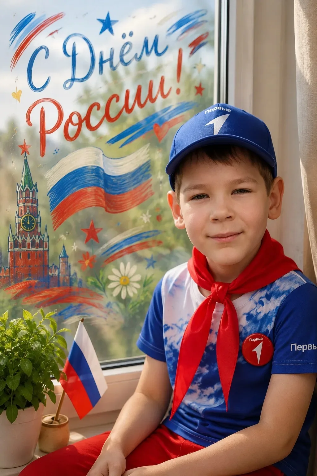 В акцию #ОкнаРоссии, которая проходит в семьях воспитанников детского сада КАПИТОШКА врывается искус