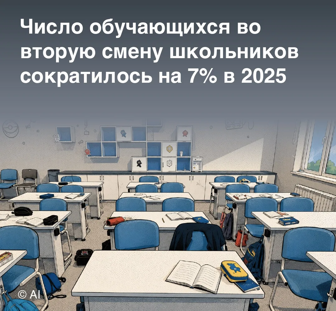 #экспертно 
Об этом говорится в докладе правительства, 
одновременно число учащихся первой смены пра