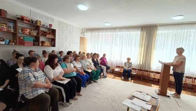 ✨28 мая 2026 года в нашем детском саду  прошел итоговый педсовет на тему" Ярмарка достижений педагог