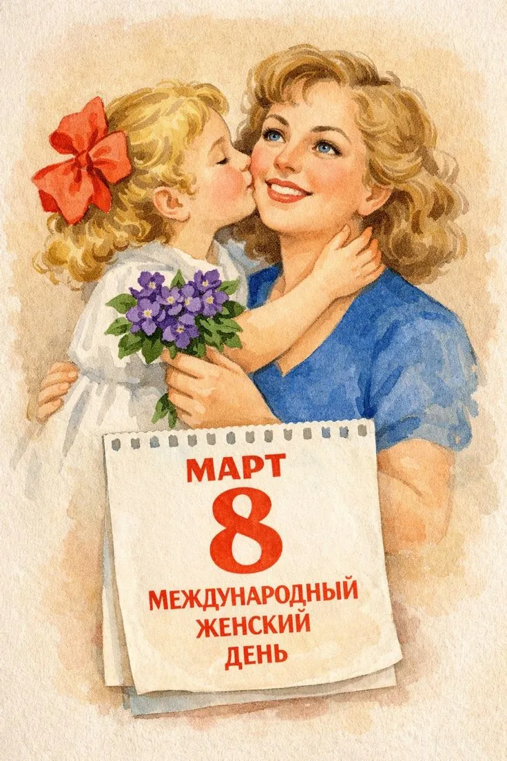🌷С Международным женским днём, дорогие мамы, бабушки, педагоги и все прекрасные женщины нашего роди