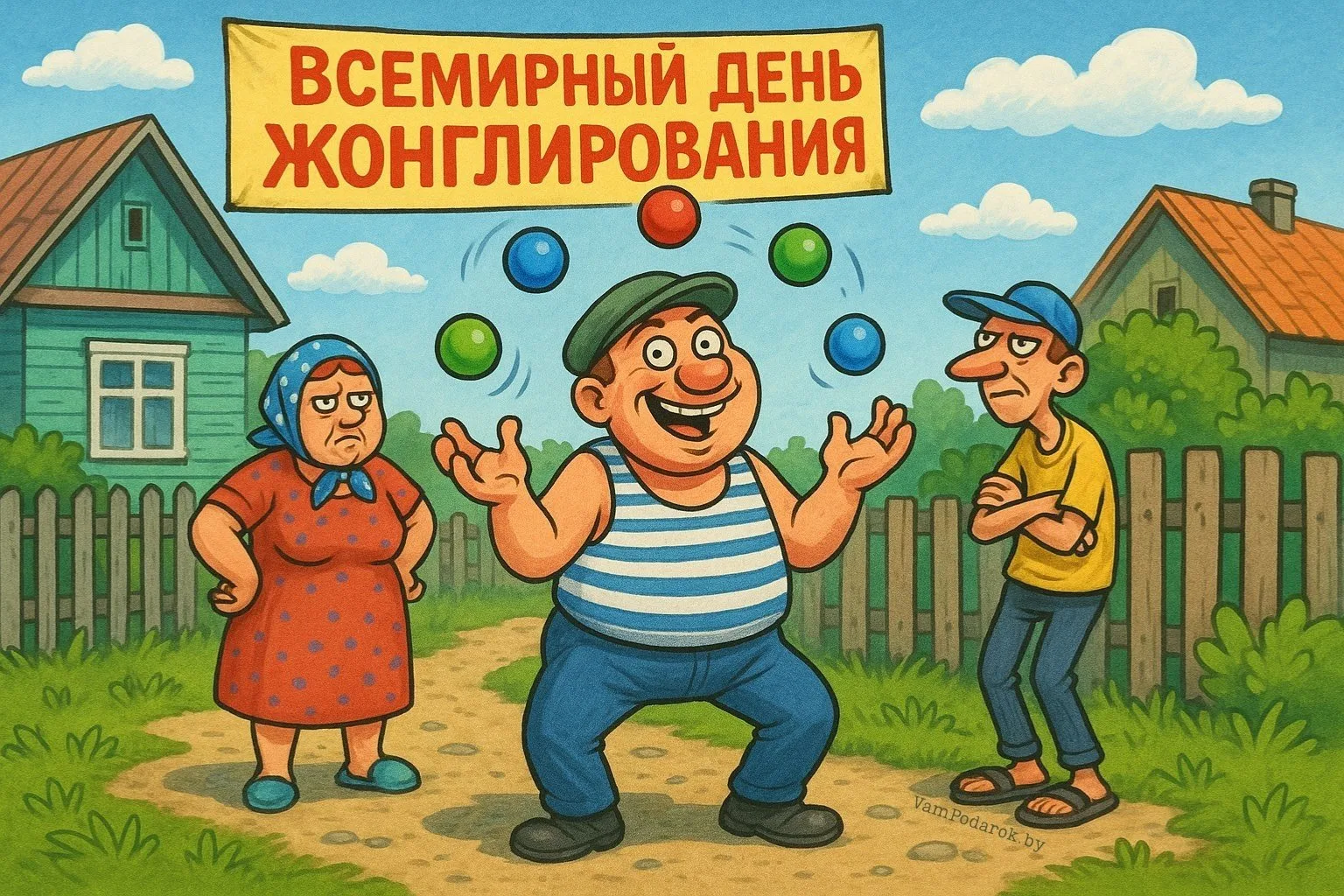 🎪 Сегодня — Всемирный день жонглирования!

Кто из нас в детстве не пытался подбросить три апельсина