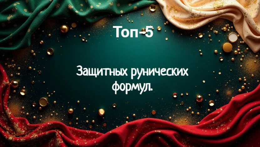 ТОП - 5 САМЫХ МОЩНЫХ ЗАЩИТНЫХ РУНИЧЕСКИХ ФОРМУЛ.

Сегодня хочу поговорить о теме, которая волнует мн