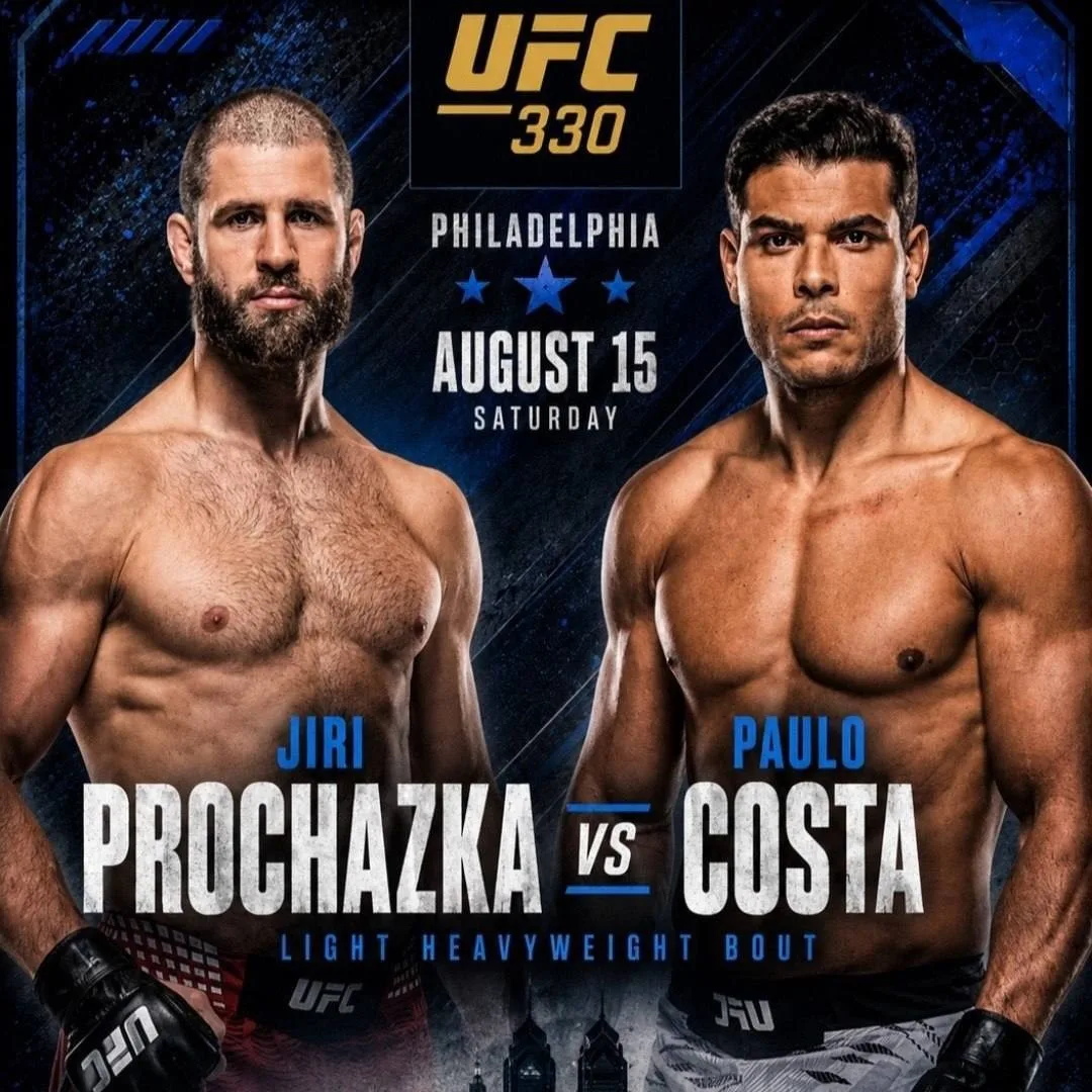🚨 В разработке! Иржи Прохазка против Пауло Коста, бой планируется 15 августа на UFC 330
