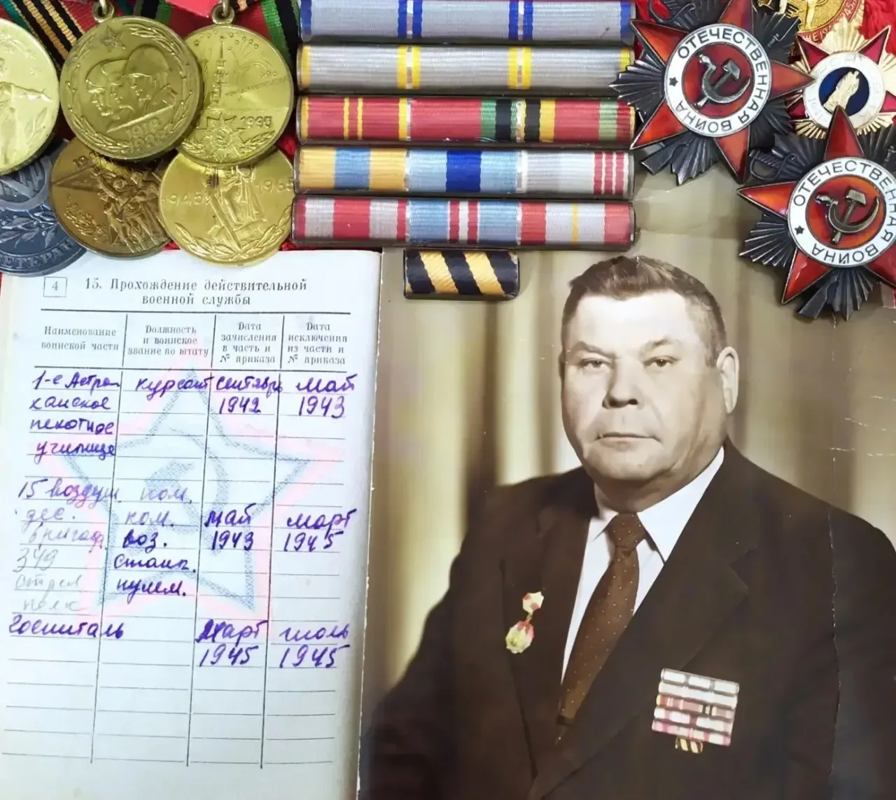 Прадед Карасева Николая 5В.
Скрипников Николай Никитович 15.01.1925 - 05.05.2002г.
15 Воздушно-десан