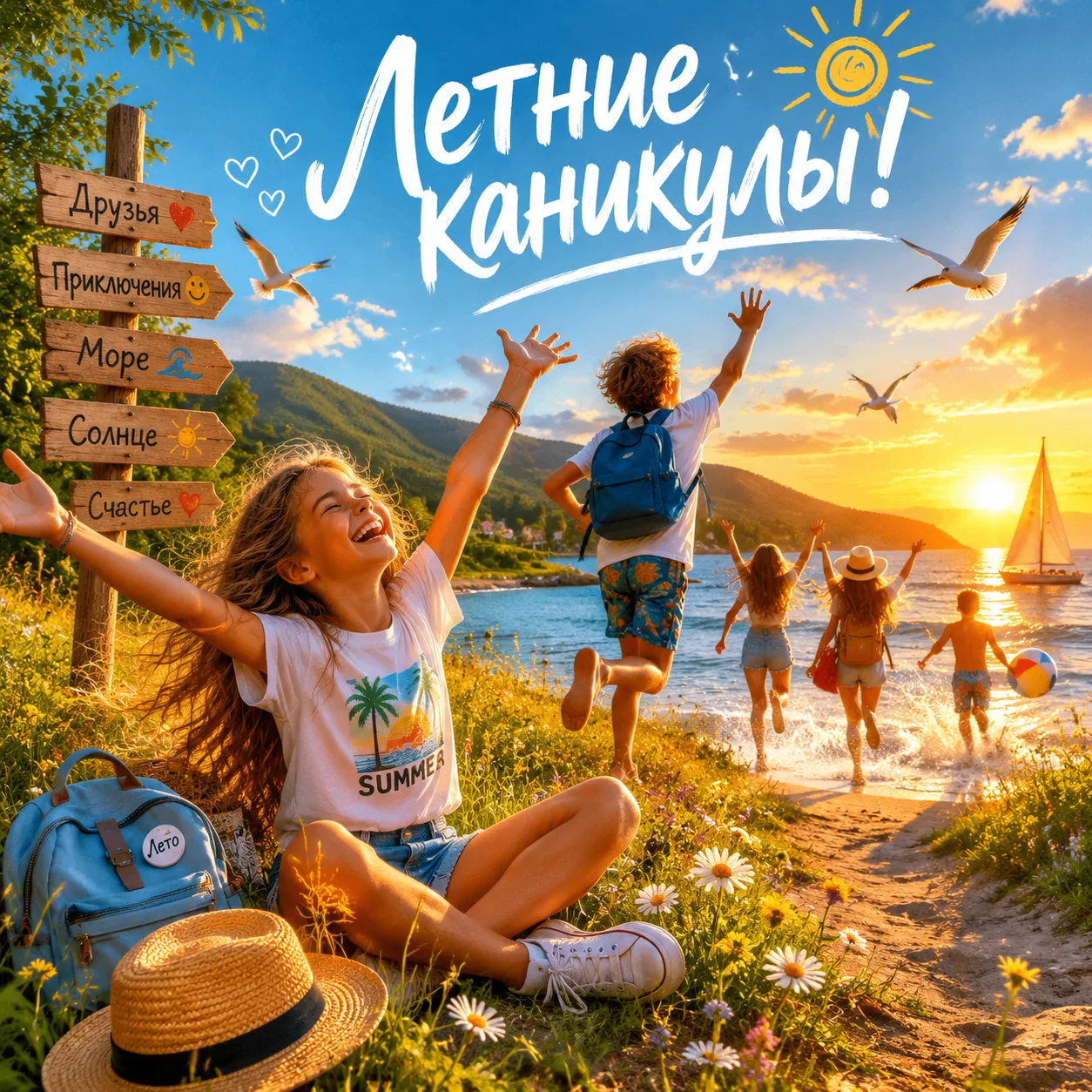 Летние каникулы — время активного отдыха, но важно помнить о безопасности, чтобы отдых прошёл без тр