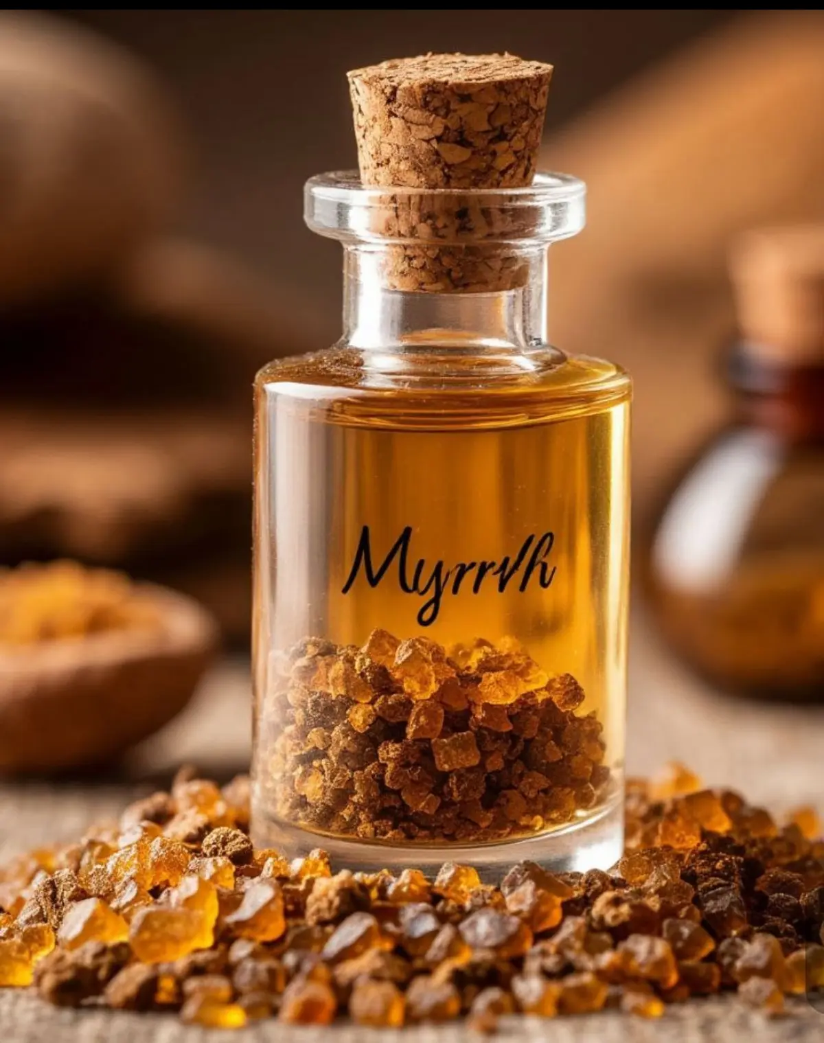 💎 #ПарфюмерныеИнгредиенты: МИРРА — СМОЛА, КОТОРАЯ ПРЕВРАЩАЕТ ДУХИ В ЛЕГЕНДУ  
Застывшие слёзы арави