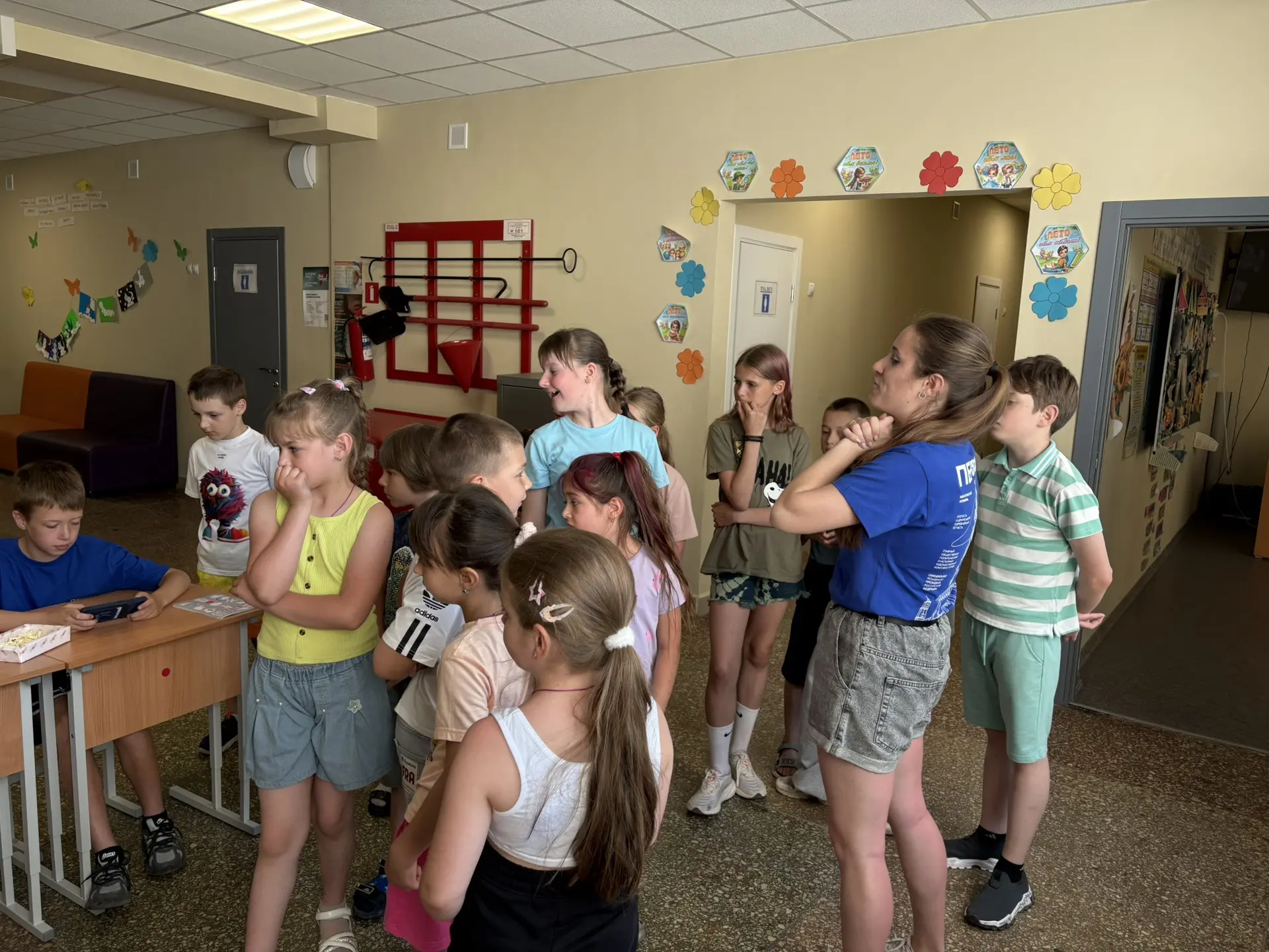 Активисты «Движения первых» посетили пришкольный лагерь «Мечта» (ГБОУ СШ №68). Это была насыщенная и