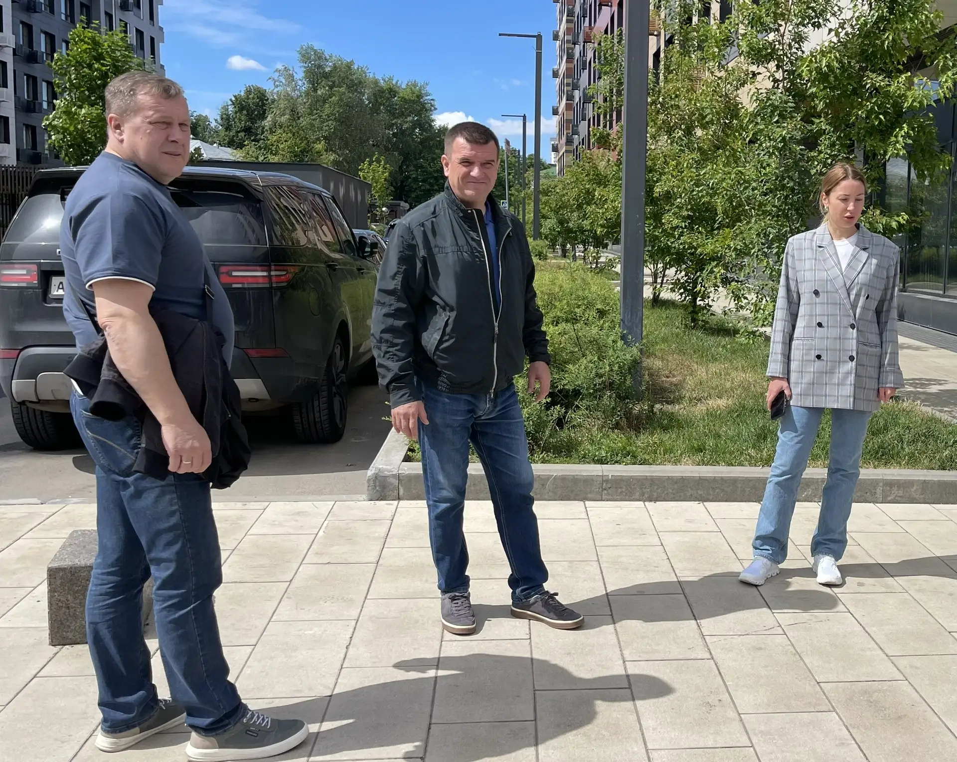 Сегодня состоялся очередной обход территории главой управы района Москворечье-Сабурово Заковыркиным 