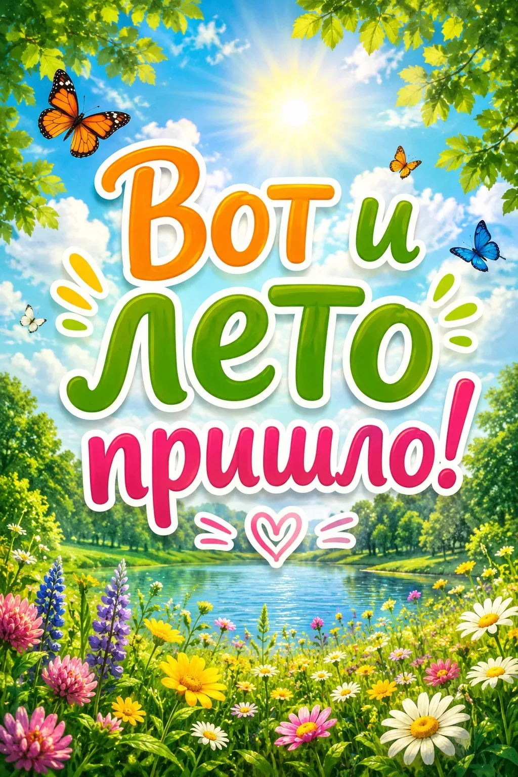 ☀️ Ура! Наконец-то лето! 🌅
Дорогие друзья, сегодня тот самый долгожданный день — первый день лета!
