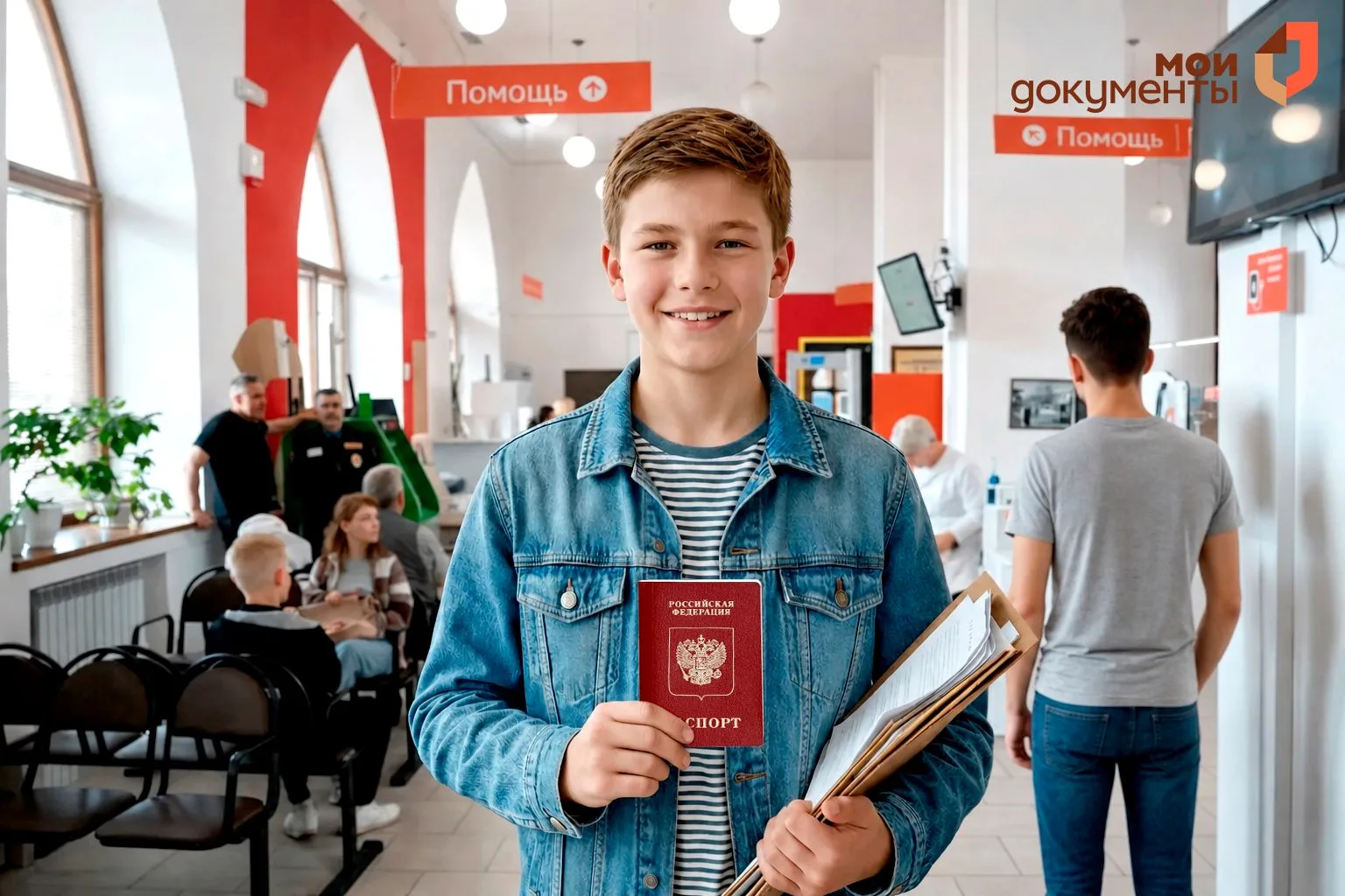 Получение паспорта в 14 лет
 
1. Первый паспорт оформляют в 14 лет. На это дается 90 дней после дня 