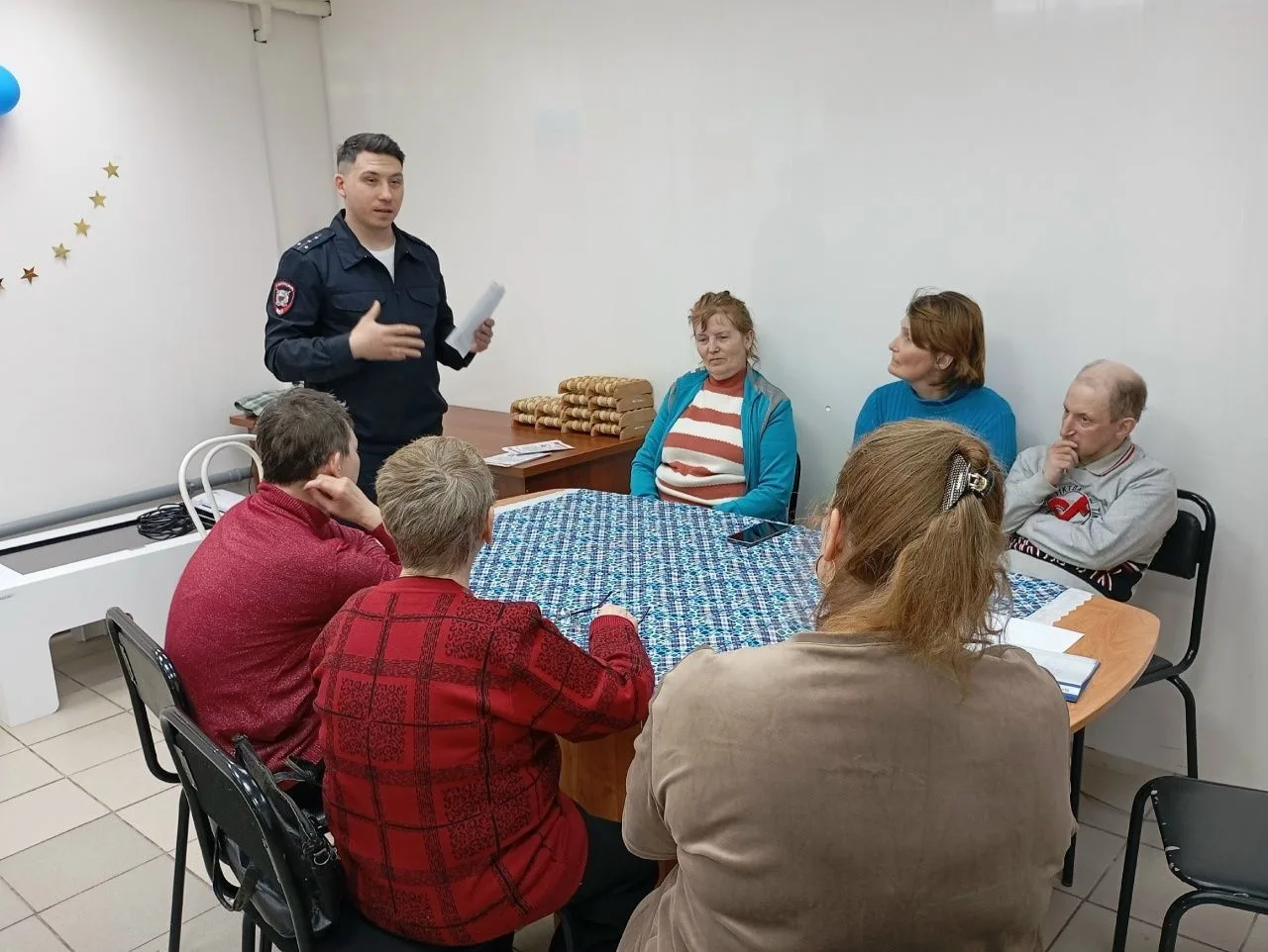 На базе социально-реабилитационного отделения для граждан, посещающих клуб досуга «Тренируй и развив