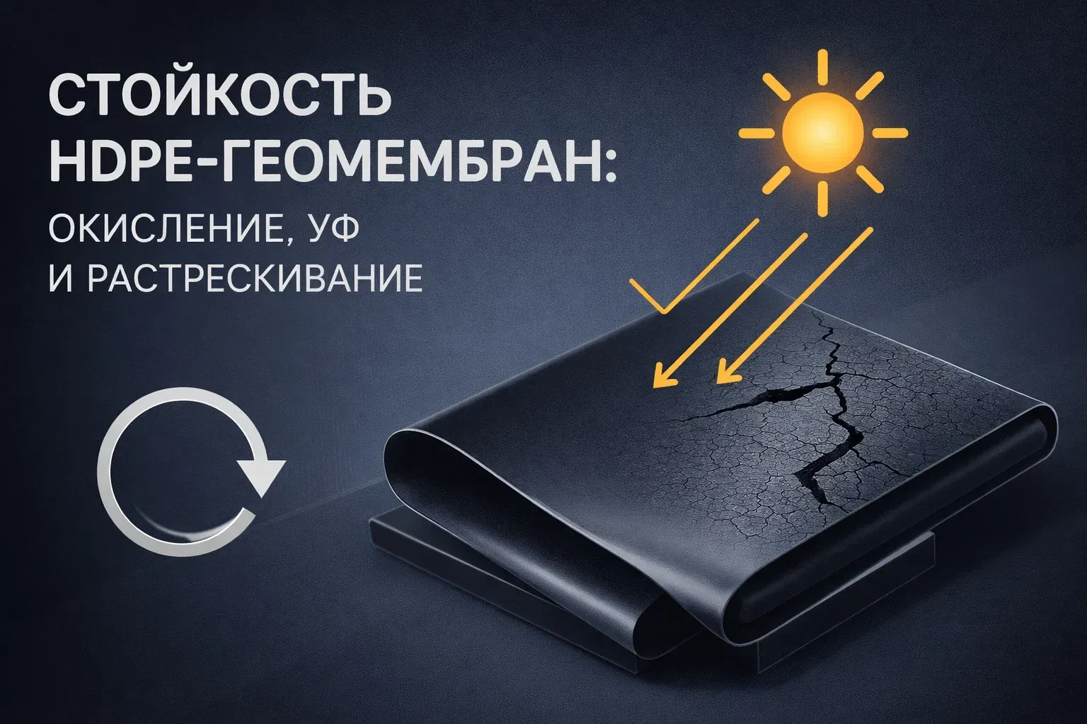 HDPE-геомембрана: что на самом деле определяет её срок службы?

Обновил большую статью о стойкости H