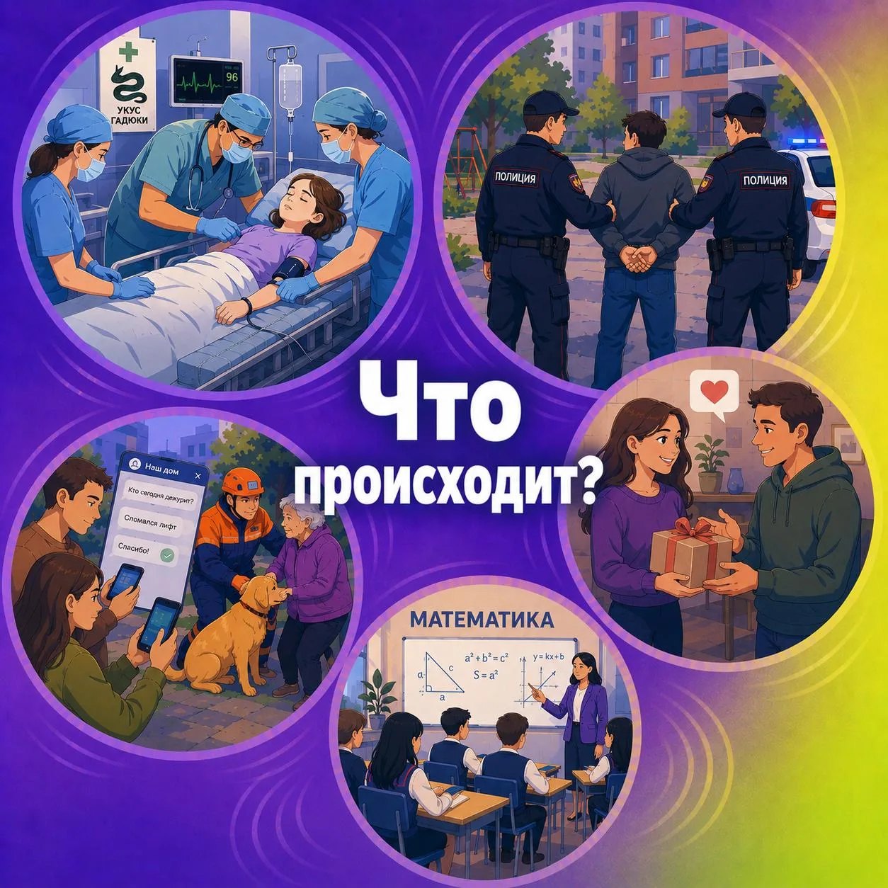 🗞 Спасение ребенка после укуса гадюки, стрельба во дворе в Люберцах, история о бдительных соседях, 