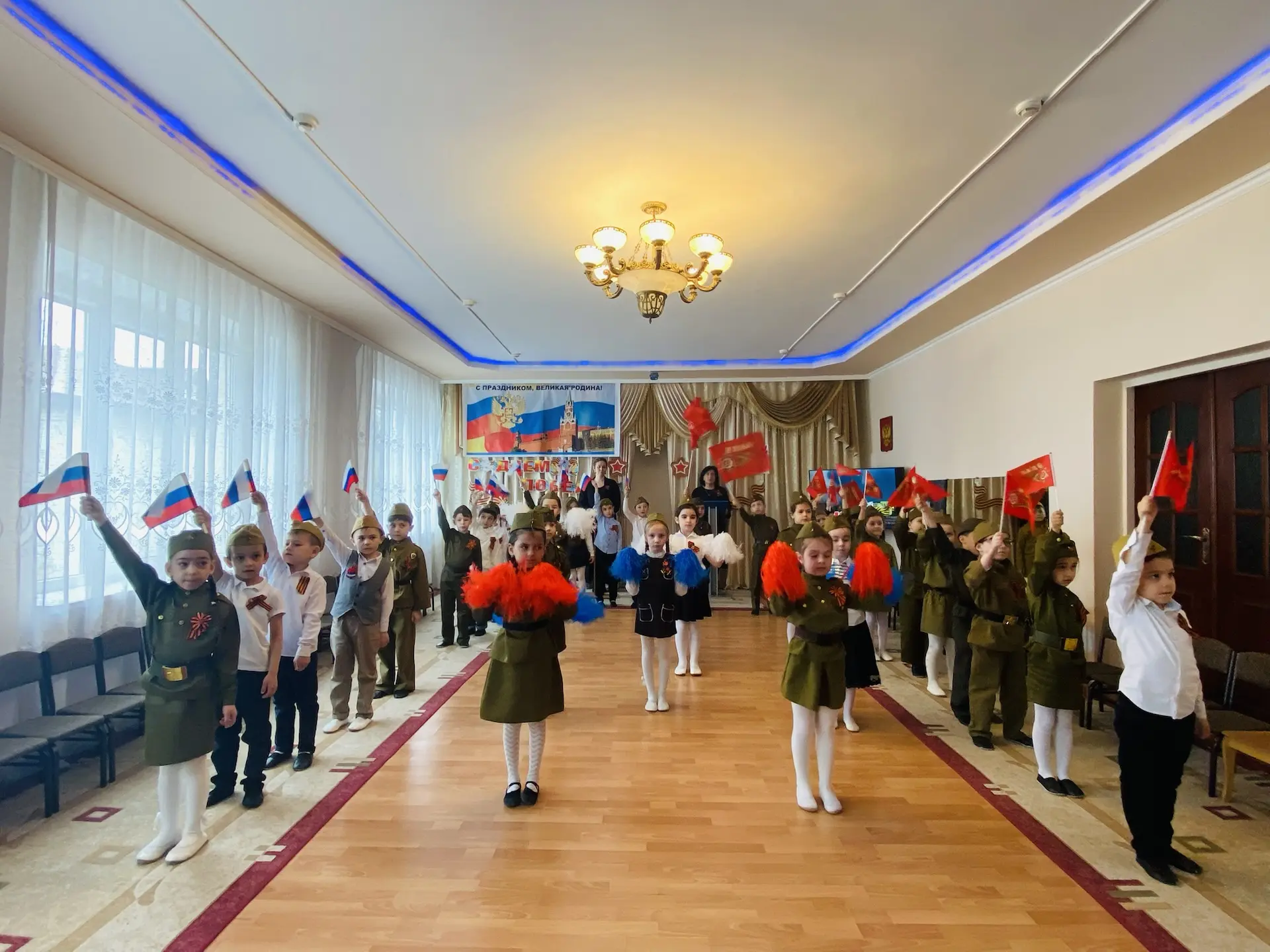 День Победы!
В преддверии празднования 81– ой годовщины со Дня Победы в прогимназии прошли торжестве