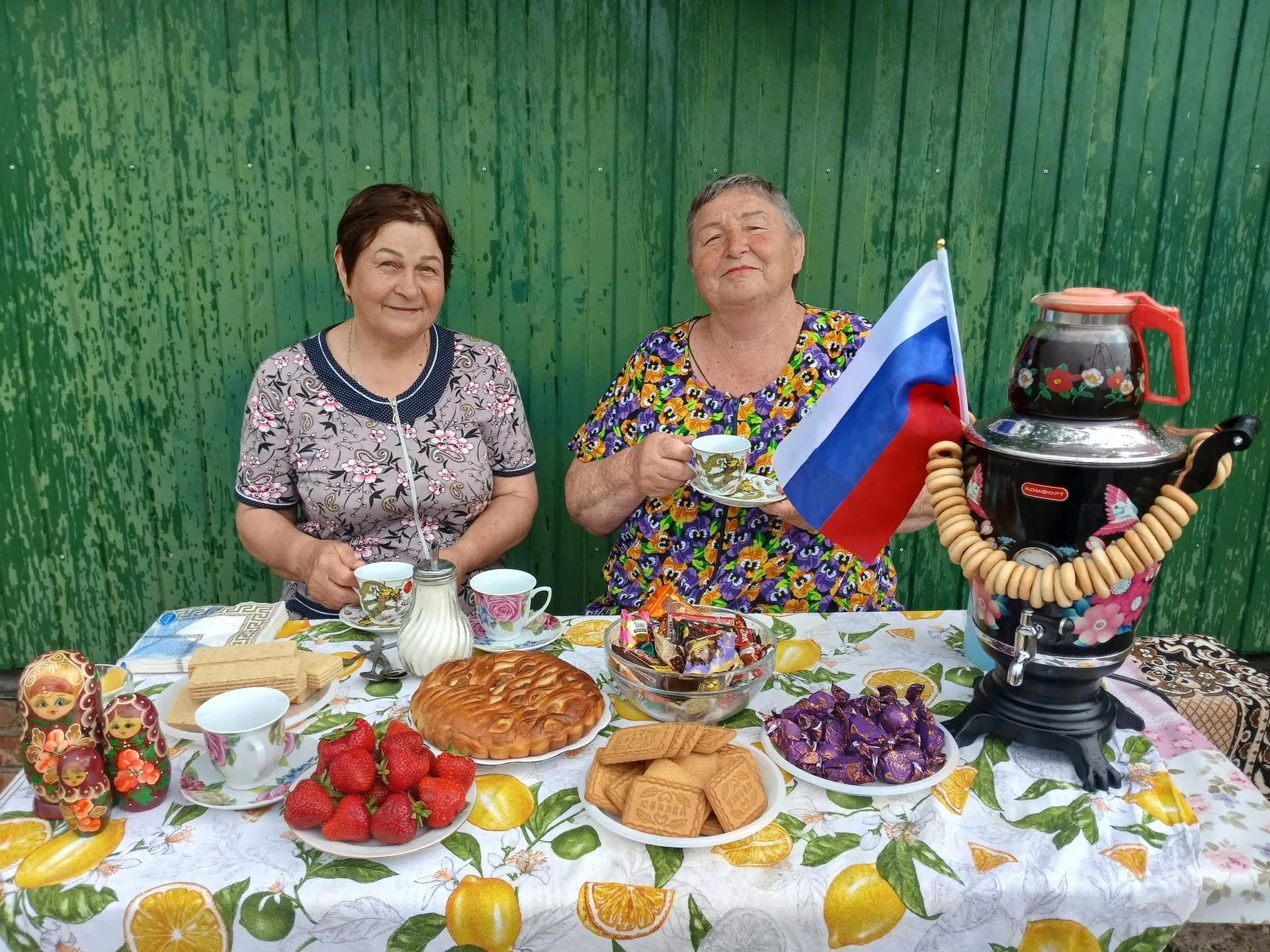 В отделение социального обслуживания села Новомихайловского, в рамках инновационного проекта "Дружны
