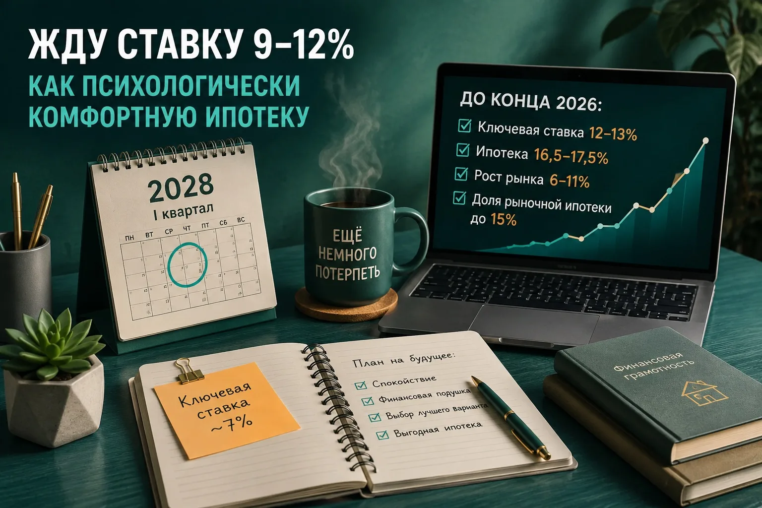 🏡 Ипотека под 9–12%: ждать осталось долго?

По прогнозам экспертов, психологически комфортные ипоте