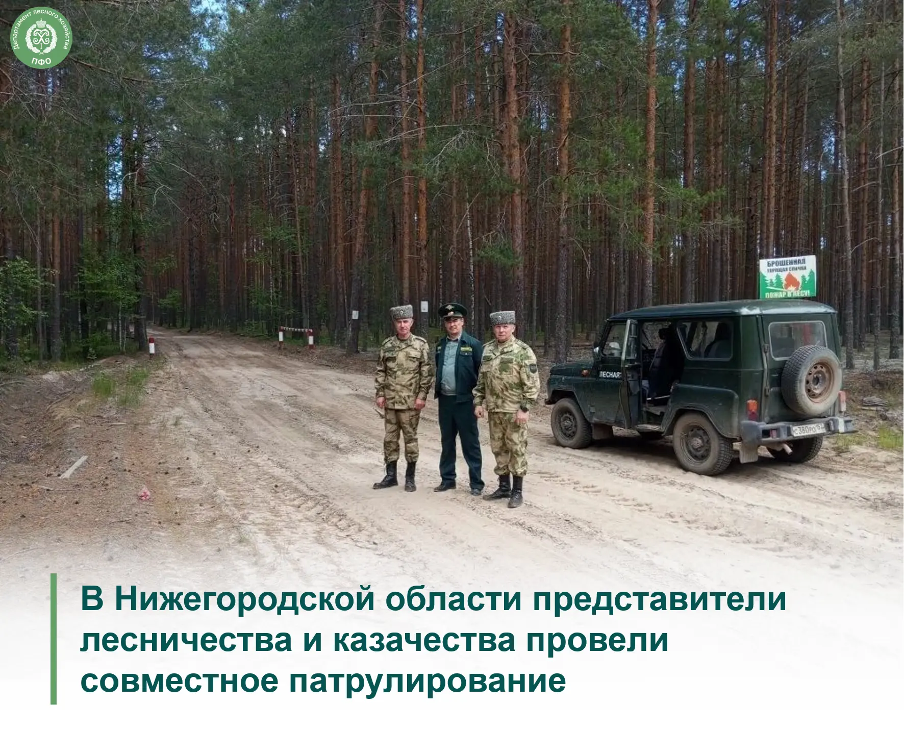 👥️ Главный специалист Заречного участкового лесничества Ветлужского районного лесничества принял уч
