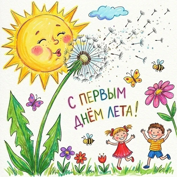 🎒☀️ Первый день лета в школе! 🎒☀️Дорогие ученики, учителя и родители! 🌞 Сегодня мы отмечаем первы