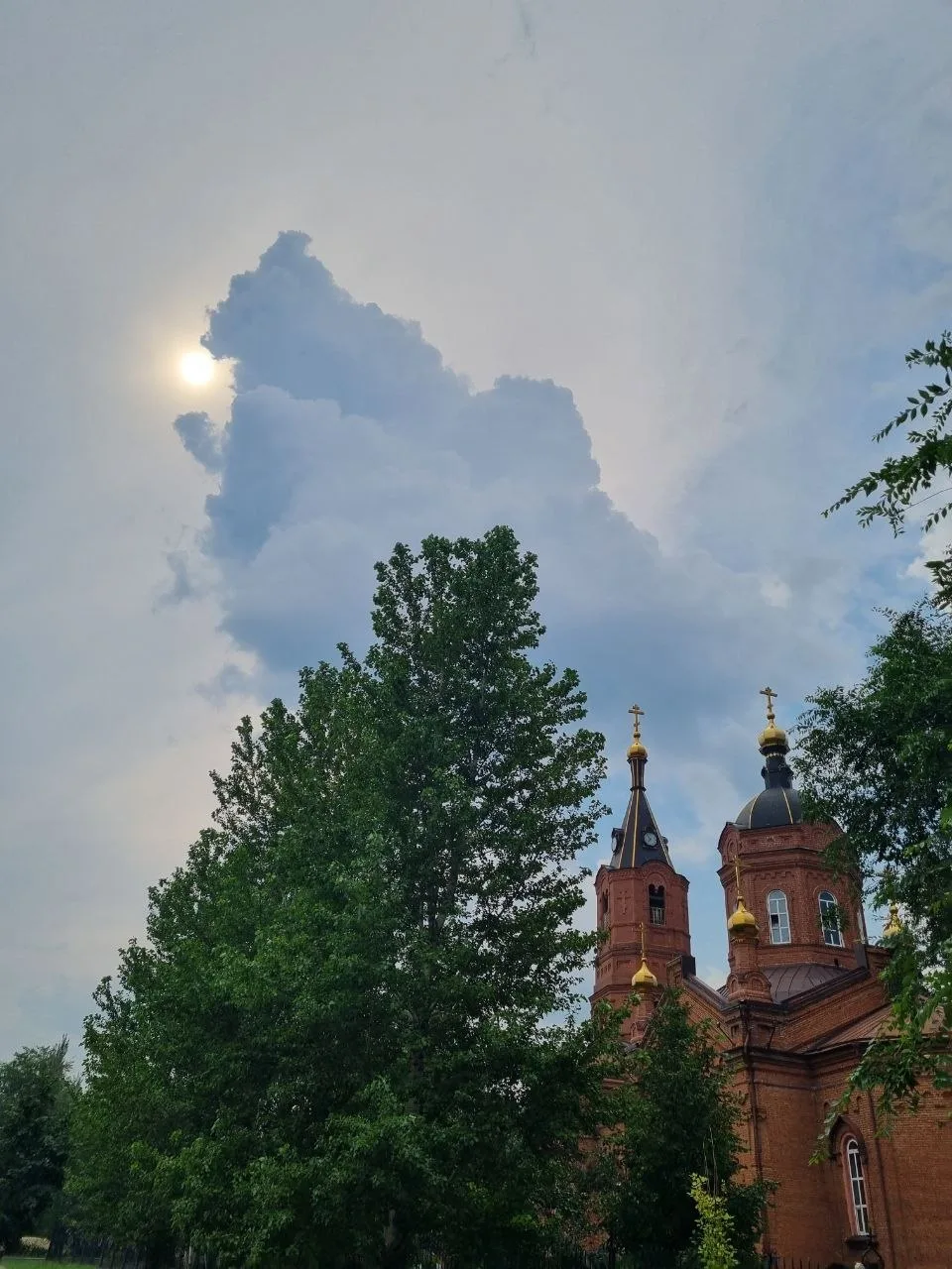 Пока мы гуляли в городе К. и любовались красивым небом, за его пределами была настоящая буря: повали