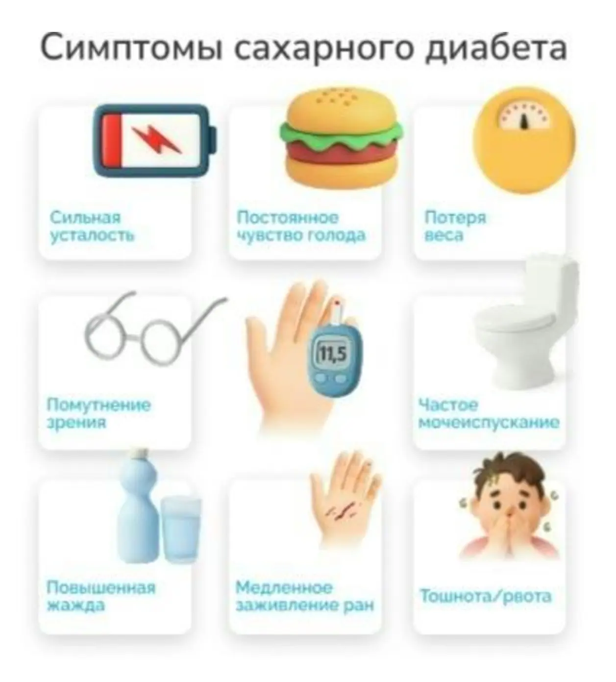 Сахарный диабет 1 типа у детей
Сахарный диабет (СД) 1 типа  возникает, когда организм не может выраб