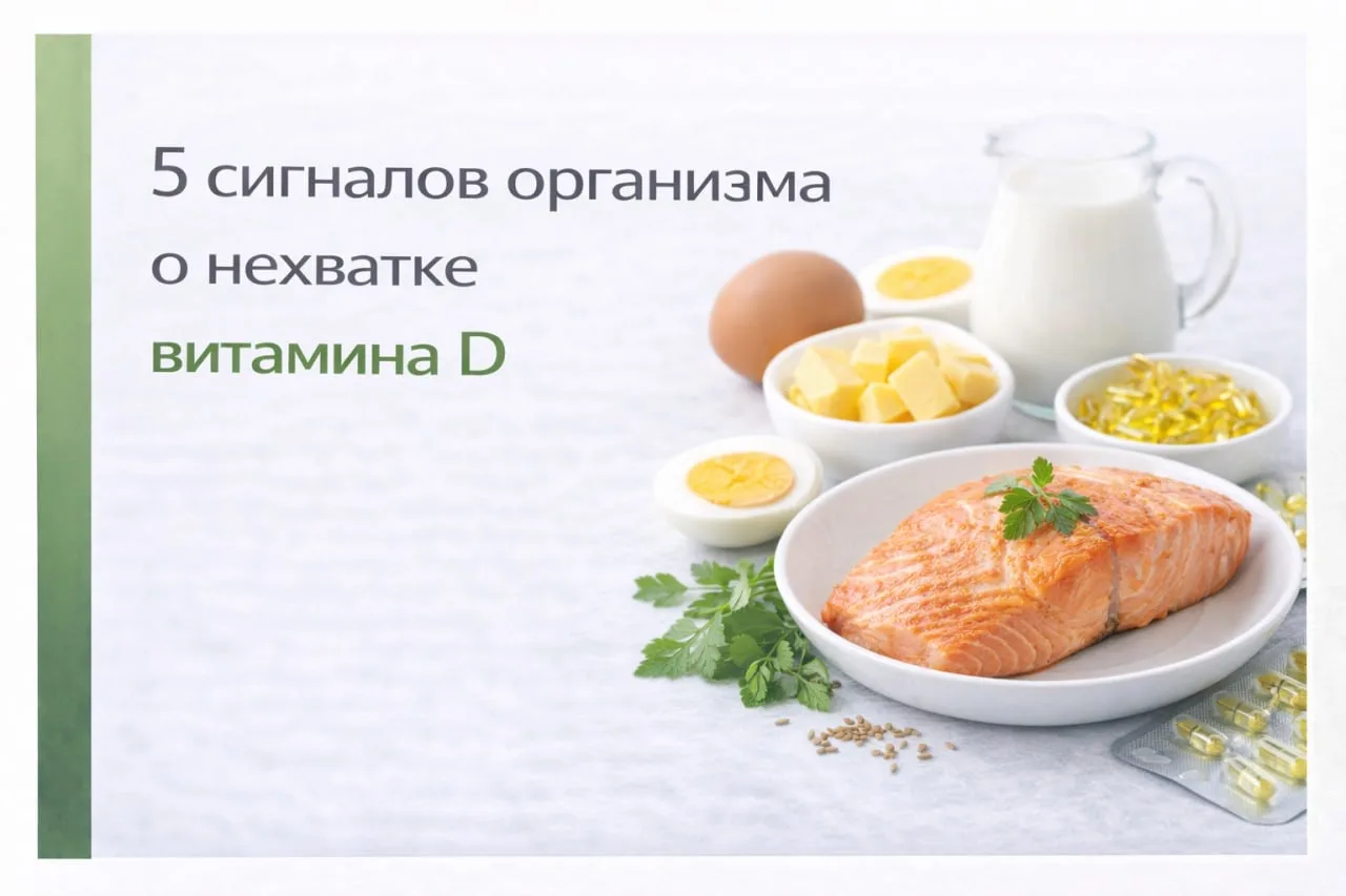 ❗️5 сигналов организма о нехватке витамина D

Витамин D влияет на иммунитет, кости и общее самочувст