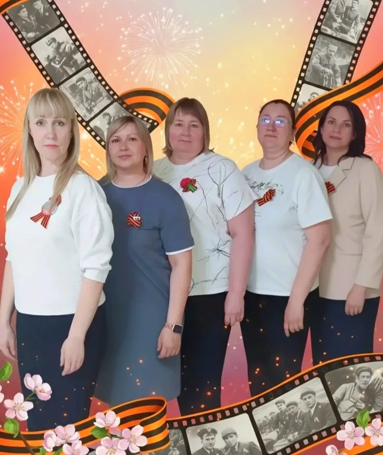 🇷🇺 Георгиевская ленточка — символ памяти.
Педагоги детского сада — в строю участников акции.

С на