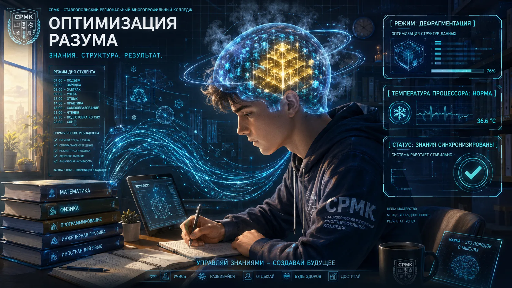 🧠 [SYSTEM OPTIMIZATION] #РИТМ_Дебаггинг: ЭКЗАМЕНЫ БЕЗ ПЕРЕГРЕВА — ТЕХНИКИ ДЕФРАГМЕНТАЦИИ ЗНАНИЙ
Ale