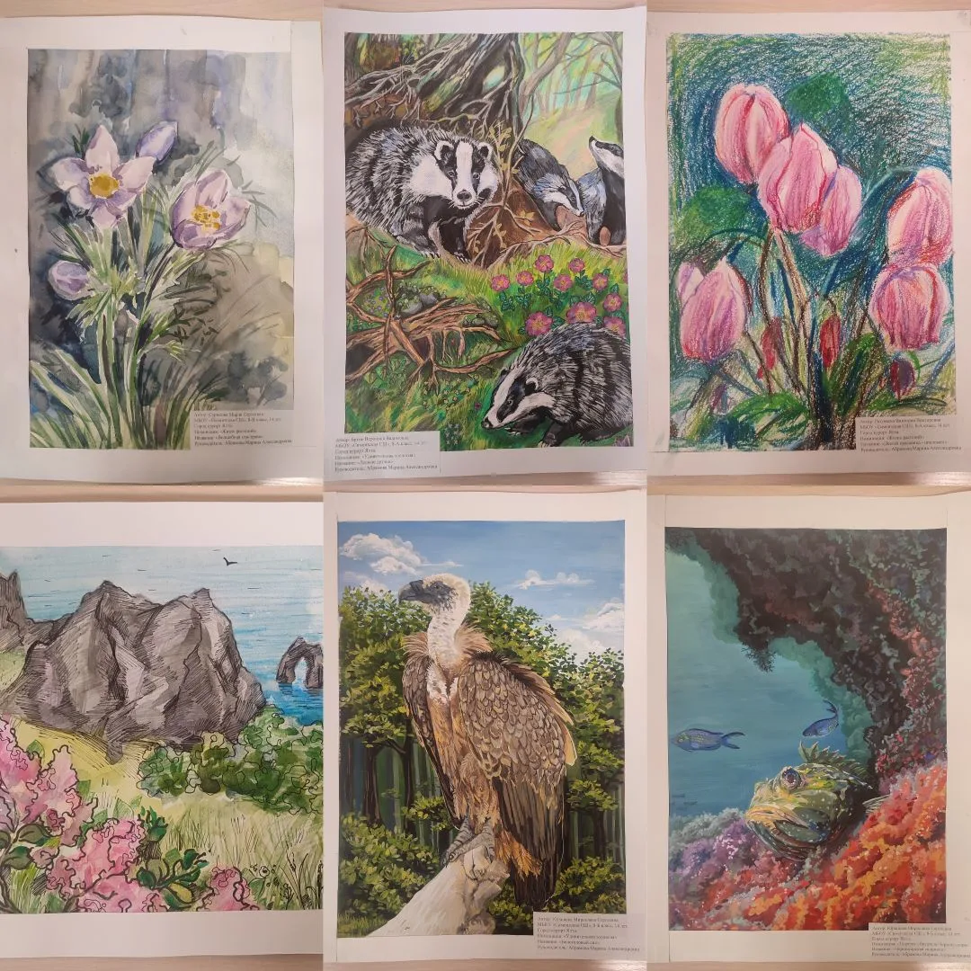 🎉🏆 Поздравляем победителей конкурсов Карадагского природного заповедника! 🎨📸🌿

Юрашева Мирослав