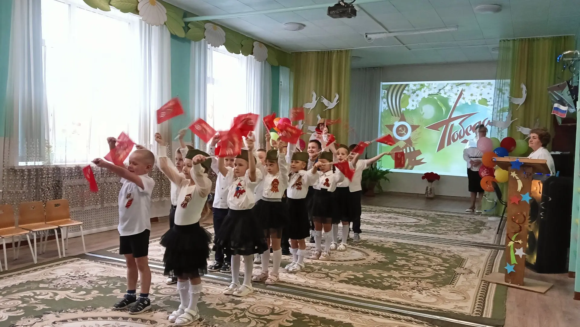 Утренник "9 Мая" в старшей группе.