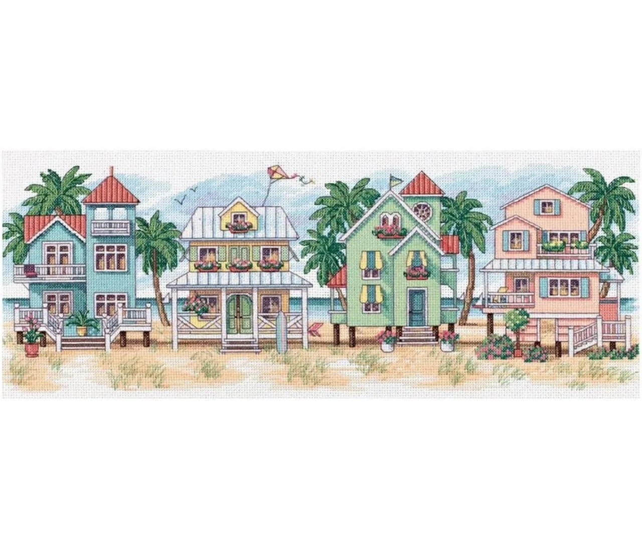 Seaside Cottages. Дизайн Dimensions
Схема для вышивки крестом🪡
Размер в крестиках: 251х89

🪡 Наш ч
