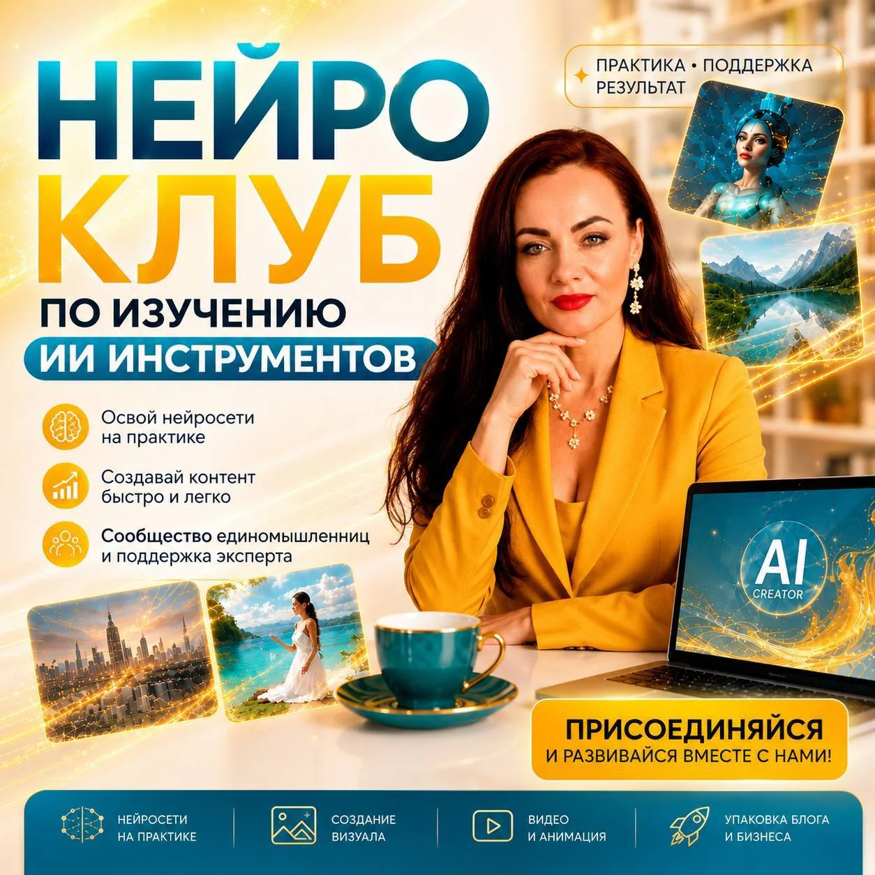 Дорогие 🤗хочу вам напомнить, что до увеличения стоимости входа в Нейро Клуб осталось 2 дня! 

🍒 С 