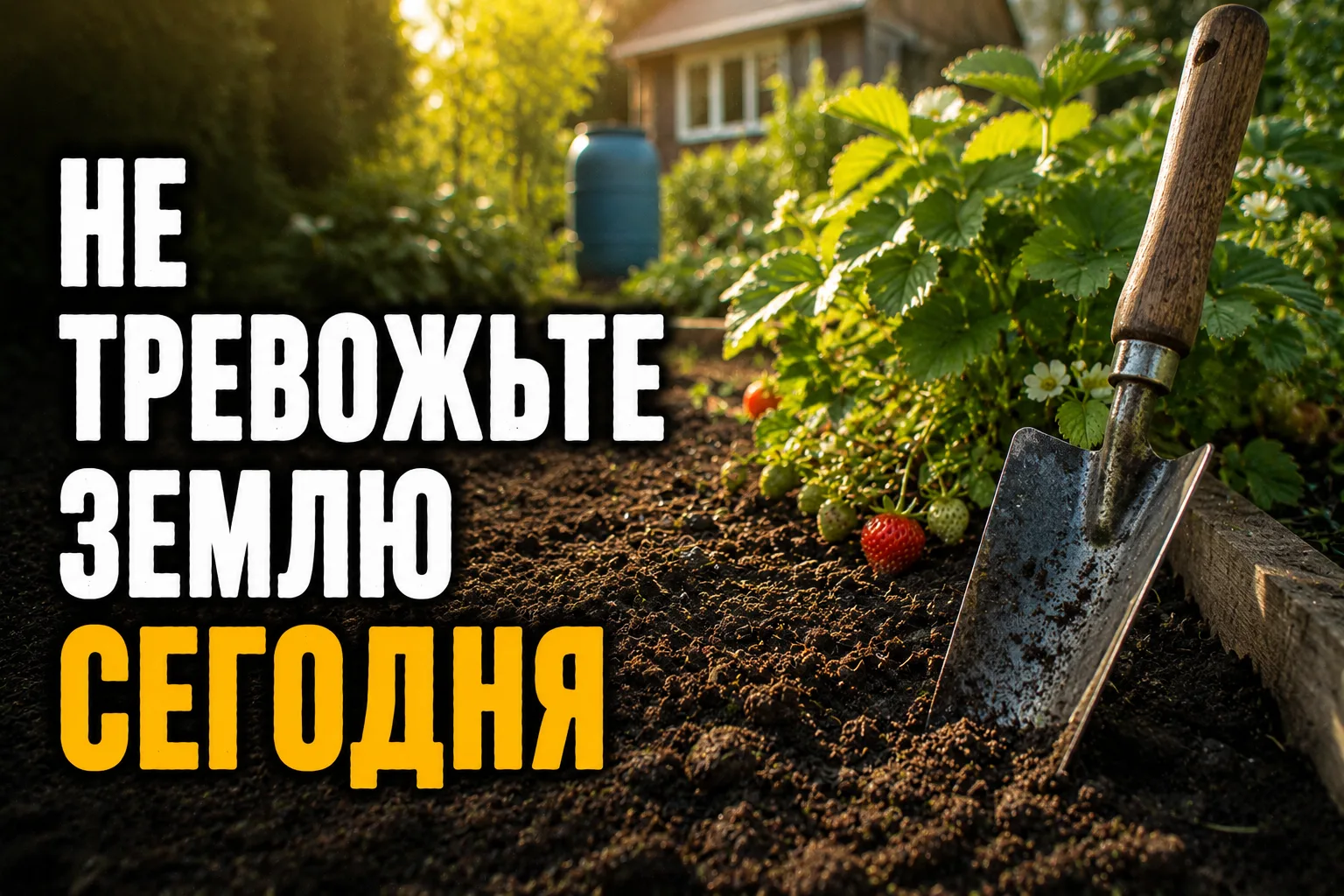 Не тревожьте землю сегодня

Кажется, что рыхление никогда не бывает лишним.

Но бывают дни, когда по