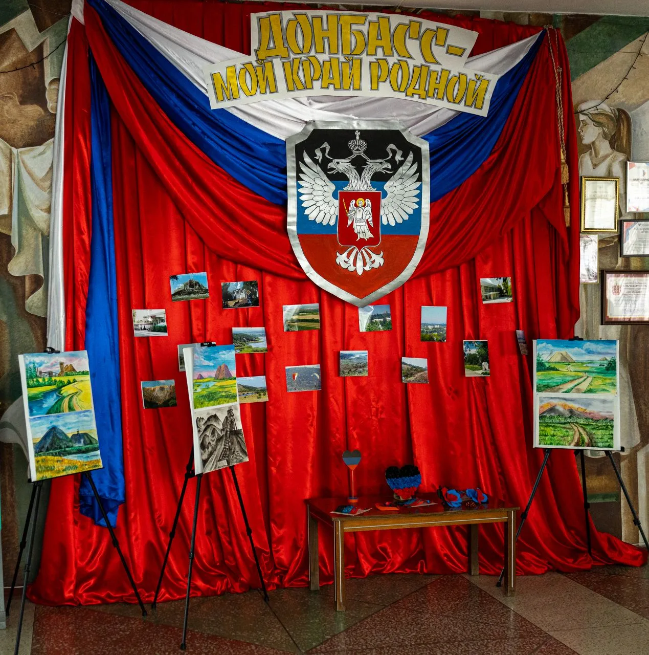 В преддверии 11 мая- Дня Республики, клубе "Прогресс" была оформлена Культурно-патриотическая выстав
