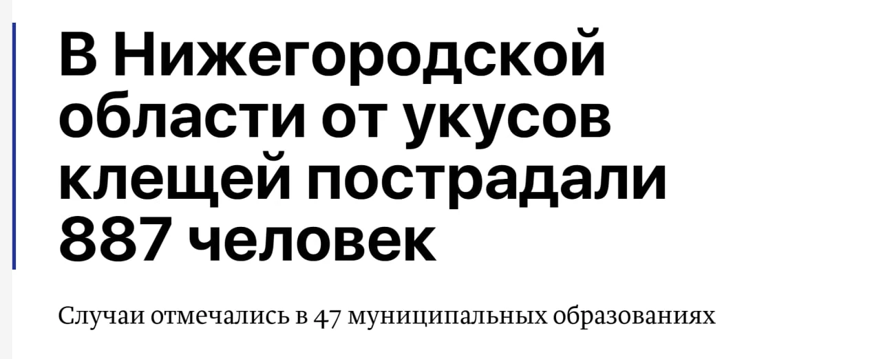 Сезон клещей в Нижнем в самом разгаре

Отвечаем на самый частый вопрос последних дней — нет, мы не п