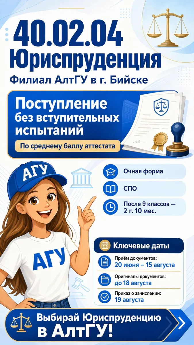 ⚖️ Хочешь разбираться в законах, защищать права людей и уверенно ориентироваться в правовой сфере?
