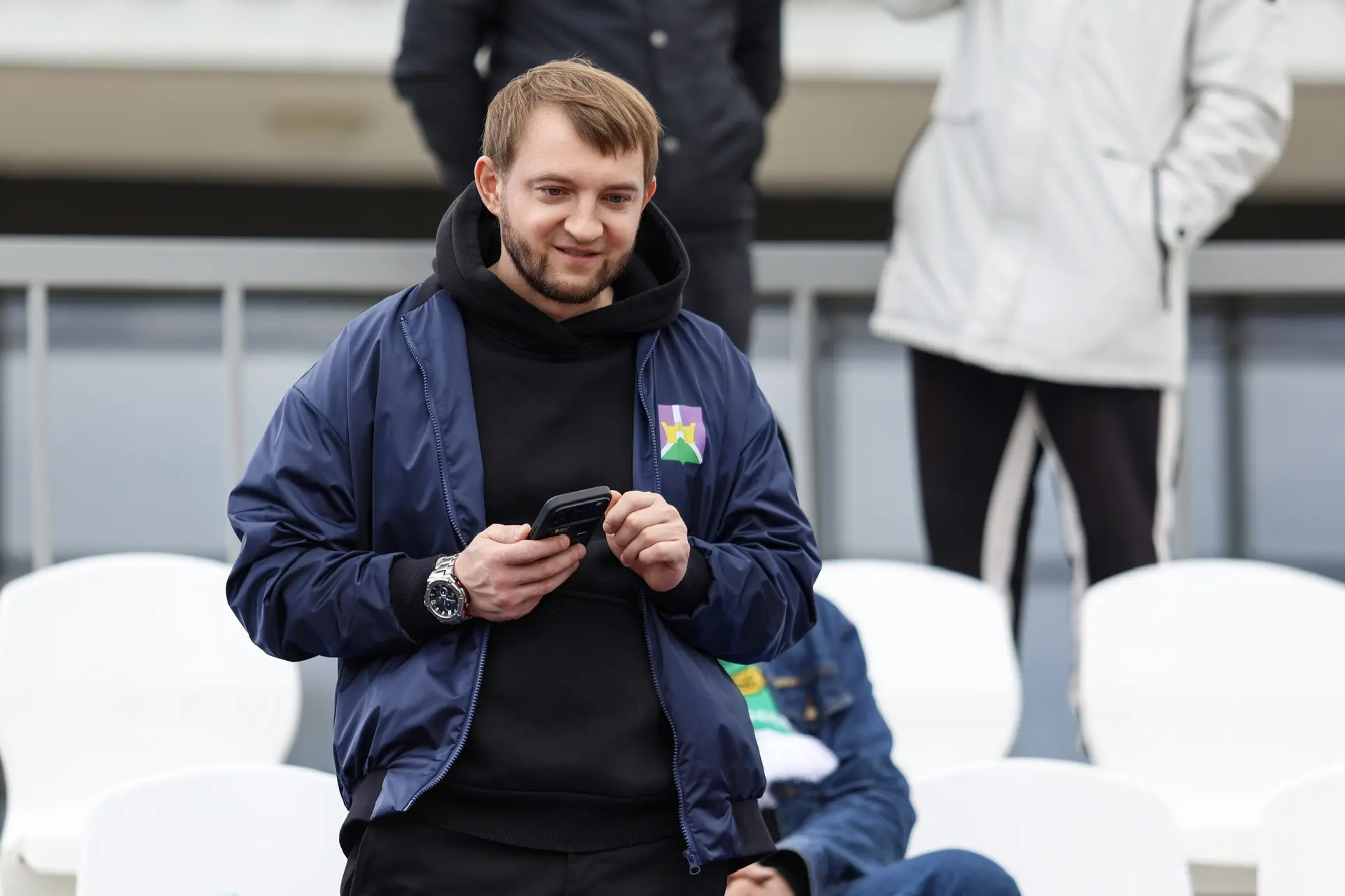 Совместно с коллегами по депутатскому корпусу, по приглашению районного отдела спорта пришли поддерж