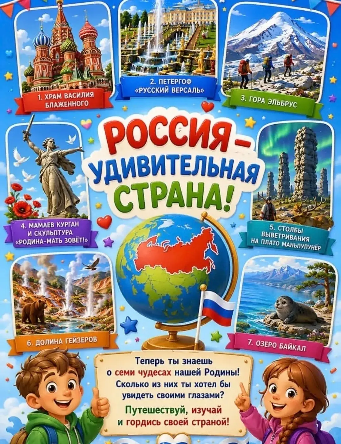 Россия 🇷🇺– это страна, богатая на удивительные и неповторимые места🌟. Сегодня мы хотим познакомит
