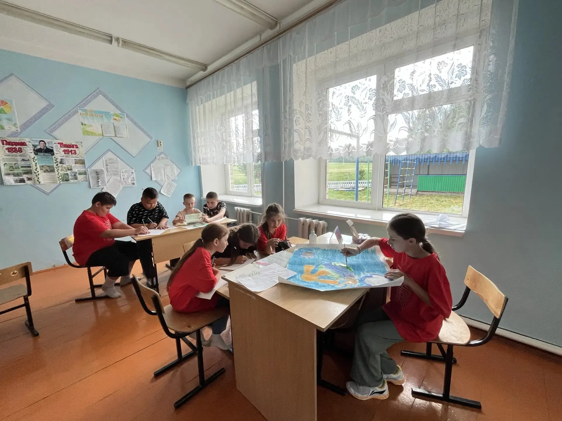 10 июня в пришкольном летнем оздоровительном лагере ,, КОЯШКАЙ " МБОУ - Баландышская ООШ прошел конк