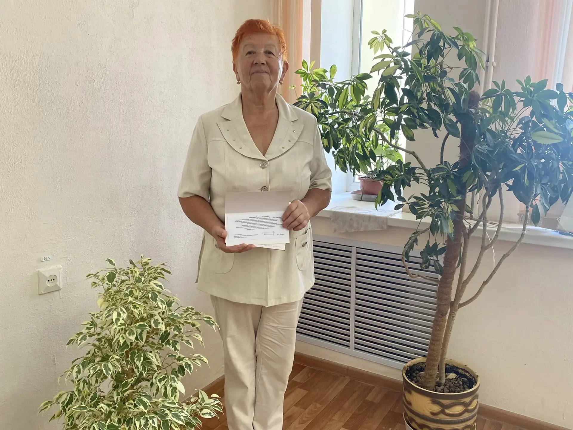 С днём рождения, Рушания Ахметовна!
Сегодня, в торжественной обстановке, вручил поздравления от Мини