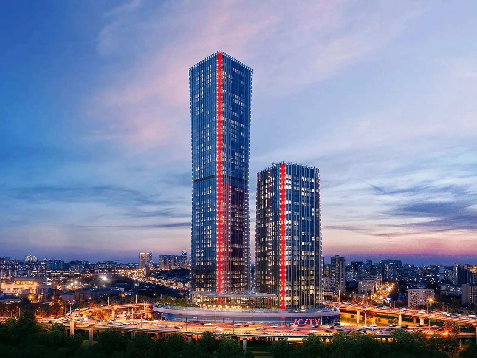 🌇 Новая бесплатная терраса с видом на Москва-Сити 

В башне iCITY появилось новое общественное прос