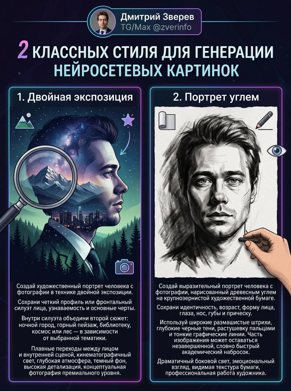 🍒 2 необычных стиля для генерации нейросетевых фото

Помогут разнообразить ваш контент 😉

Как испо