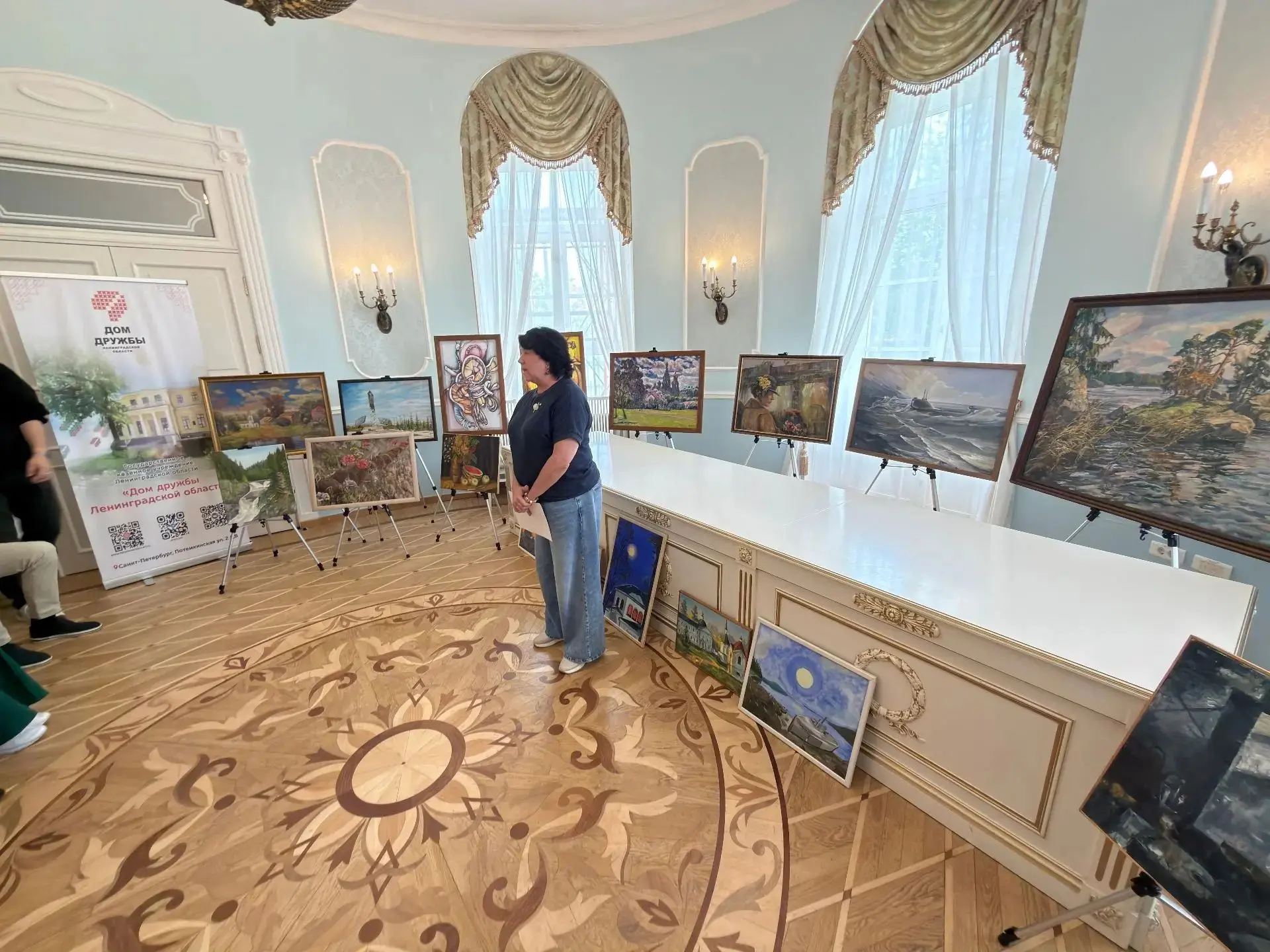 🎨Художники Ленинградской области, участники творческого объединения «Этновзгляд» областного Дома др