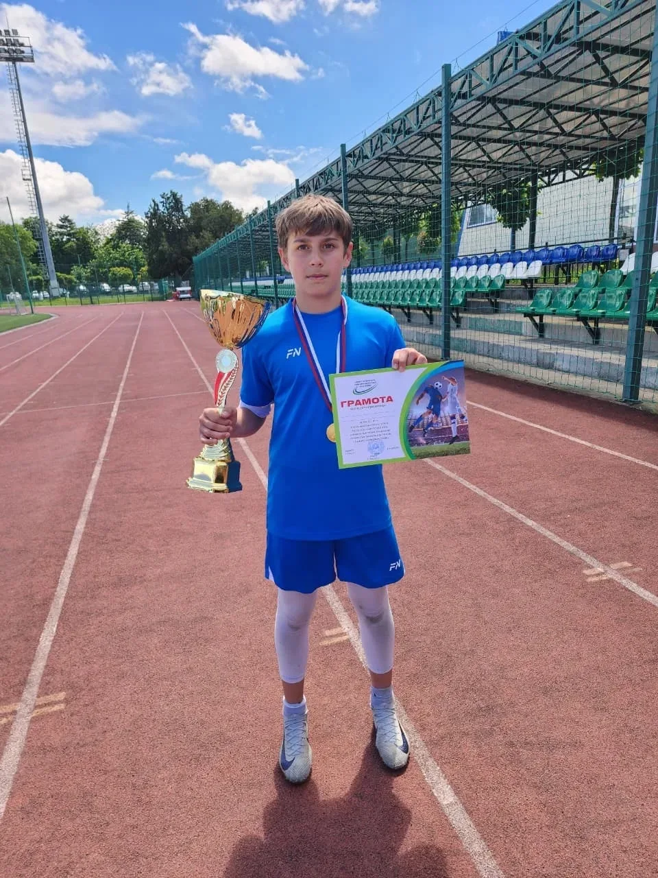 🏆Бозиев Ренат – чемпион республиканского турнира по футболу “Спорт против террора”!

Сегодня мы с о