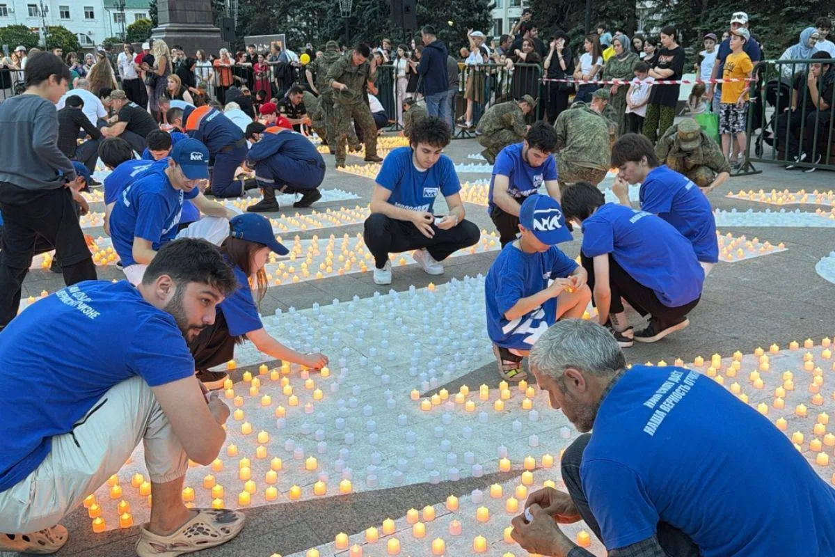 ‼️Накануне студенты-молодогвардейцы ДГУНХ присоединились к акции «Огненные картины войны», посвященн
