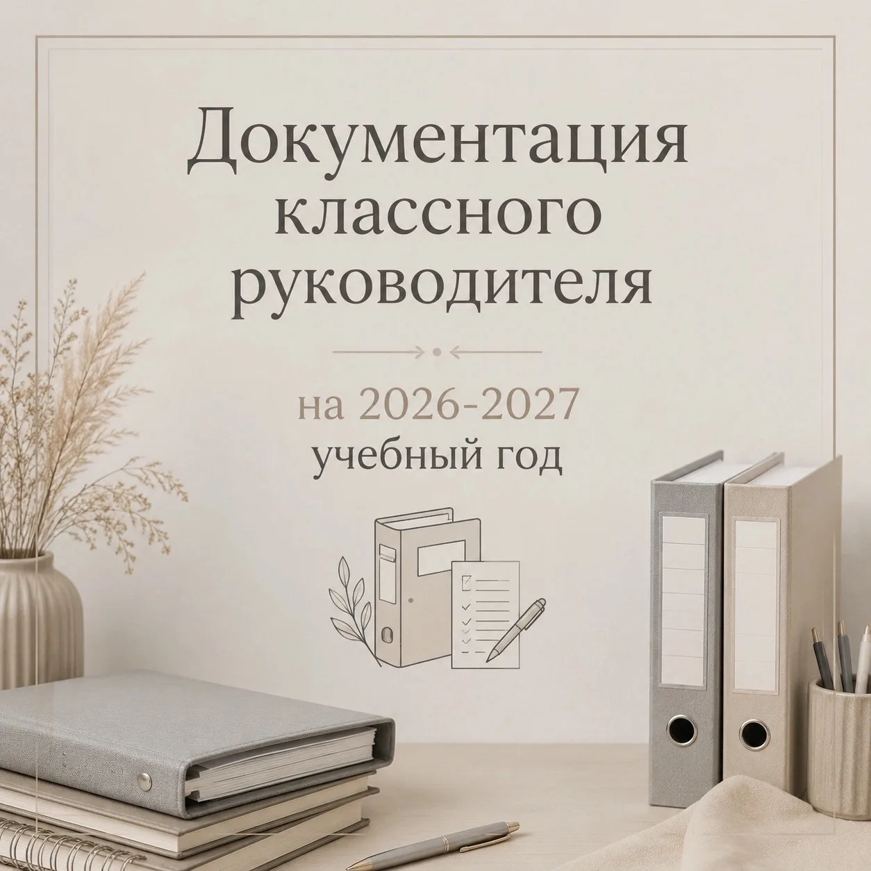 Самая долгожданная и любимая папка моих подписчиков готова🤩
Папка классного руководителя!

👩🏼‍🏫К