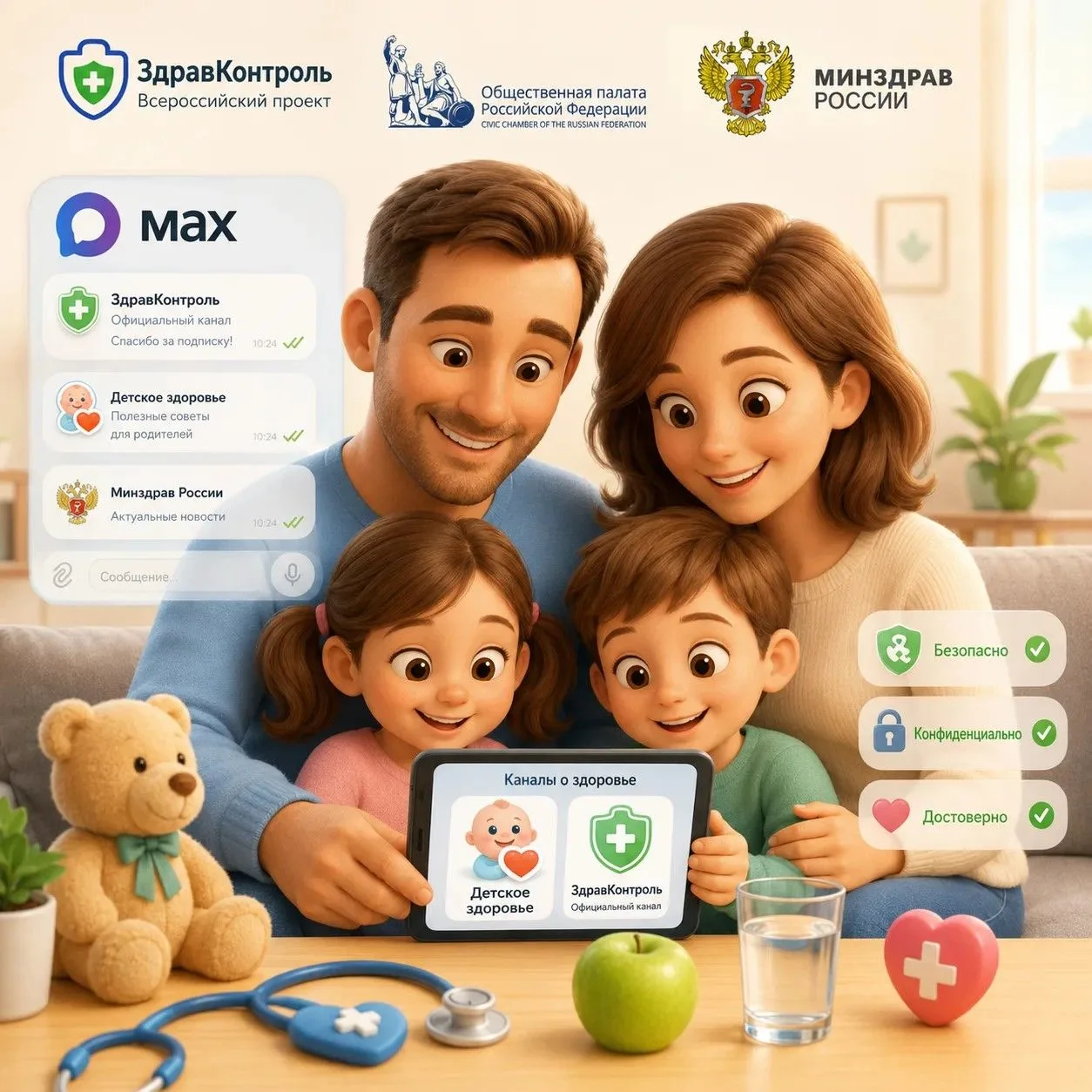 Уважаемые родители! Важное обновление по медицинской и правовой грамотности!
Общественная палата РФ 