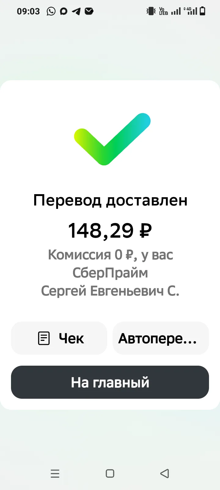 Небольшой хвостик